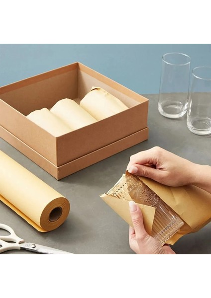 50 cm x 15 mt Kraft Kağıt Tabak - Bardak Sarma Taşıma Taşınma Paketleme Kağıdı modelleri