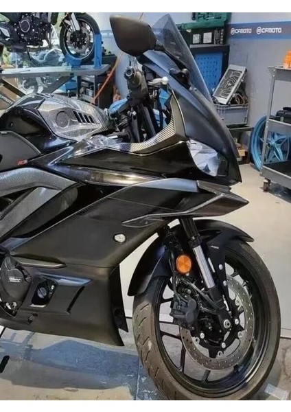 Yamaha R25 Yan Kanat Winlglet Spoıler Siyah Kanat