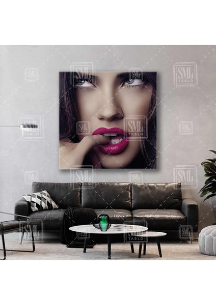 Model Adriana Lima Supermodel Manken Kare Kanvas Tablo