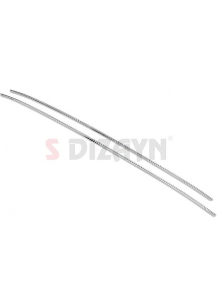 S-Dizayn Vw Golf 7 Krom Ön Tampon Çıtası 2 Prç. 2013-2017 modelleri