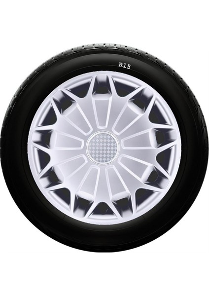 Sks Alfa Romeo Jant Kapağı 15 Inc Kırılmaz 1 Takım 4 Adet NO:338
