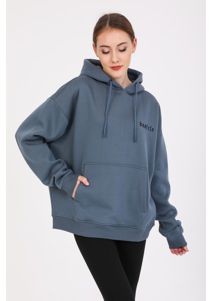 Oversize Mid Blue Sweatshirt