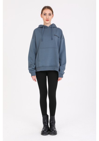 Oversize Mid Blue Sweatshirt indirimleri