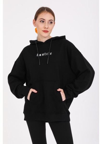 Oversize Black Sweatshirt