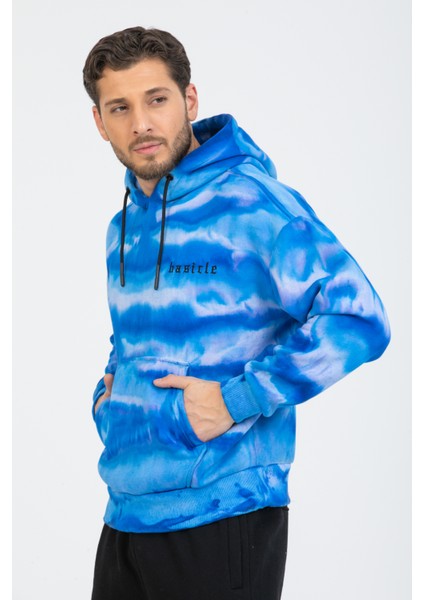 Oversize Blue Batik Sweatshirt modelleri