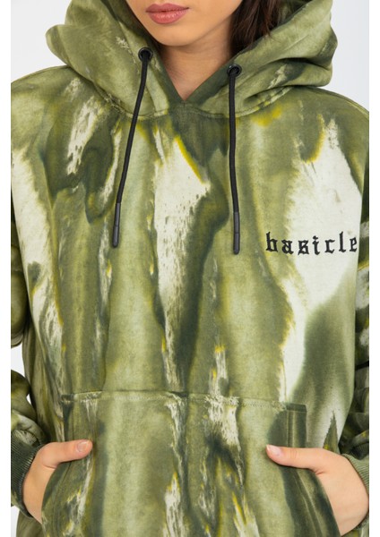 Oversize Haki Batik Sweatshirt indirimleri