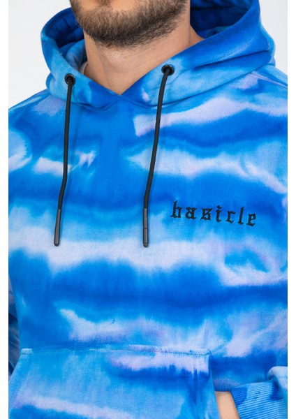 Oversize Blue Batik Sweatshirt indirimleri