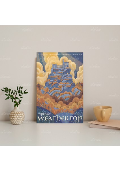Yüzüklerin Efendisi Hd Dijital Baskı Kanvas Tablo Weathertop Duvar Dekorasyonu Lotr Oyun Odası Salon Tablosu