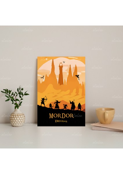 Yüzüklerin Efendisi Hd Dijital Baskı Mordor Kanvas Tablo Duvar Dekorasyonu Lotr Oyun Odası Salon Tablosu modelleri