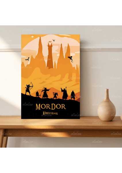 Yüzüklerin Efendisi Hd Dijital Baskı Mordor Kanvas Tablo Duvar Dekorasyonu Lotr Oyun Odası Salon Tablosu fırsatları