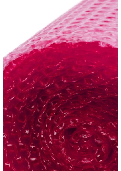 Balonlu Naylon 50 cm x 10 m 100 gr Kırmızı Üç Katlı Balonlu Naylon Pat Pat Pıt Pıt 5 M²
