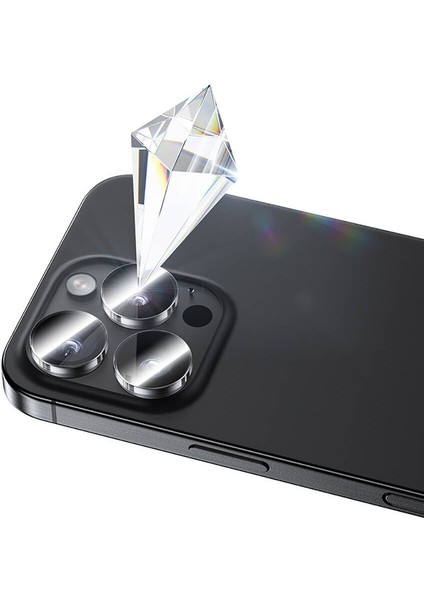 iPhone 13 Mini Için Cl-12 Premium Safir Parmak Izi Bırakmayan Anti-Reflective Kamera Lens Koruyucu