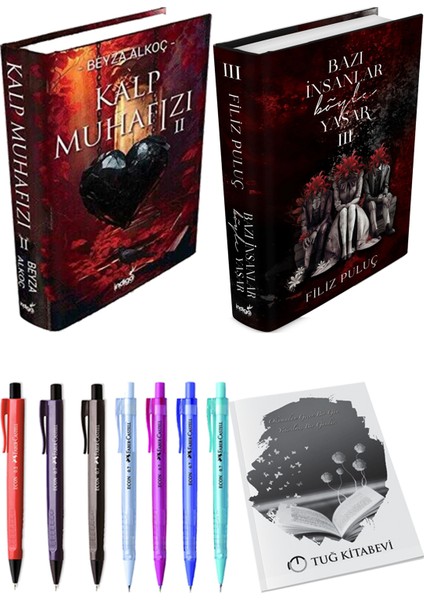 Bazı Insanlar Böyle Yaşar 3 Ciltli Filiz Puluç ve Kalp Muhafızı 2 Ciltli Beyza Alkoç 2li Set