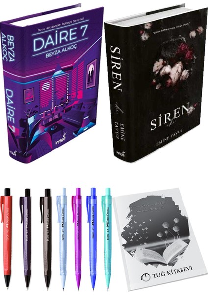 Siren Iki Ciltli Emine Tavuz ve Daire 7 Ciltli Beyza Alkoç 2li Set