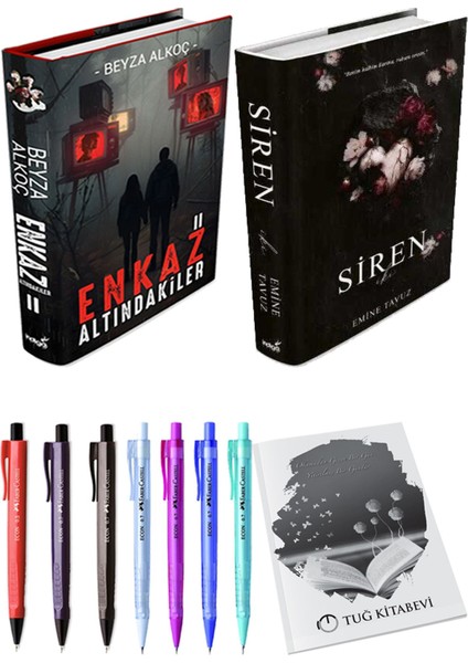 Siren Iki Ciltli Emine Tavuz ve Enkaz Altındakiler 2 Ciltli Beyza Alkoç 2li Set