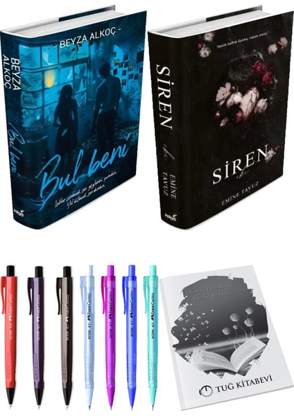 Siren Iki Ciltli Emine Tavuz ve Bul Beni Ciltli Beyza Alkoç 2li Set