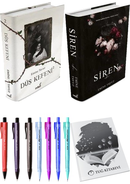 Siren Iki Ciltli Emine Tavuz ve Düş Kefeni 2 Ciltli Emine Tavuz 2li Set