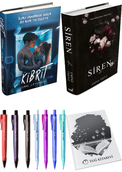 Siren Iki Ciltli Emine Tavuz ve Ephesus Kibrit Ciltli Cemal Latifoğlu 2li Set