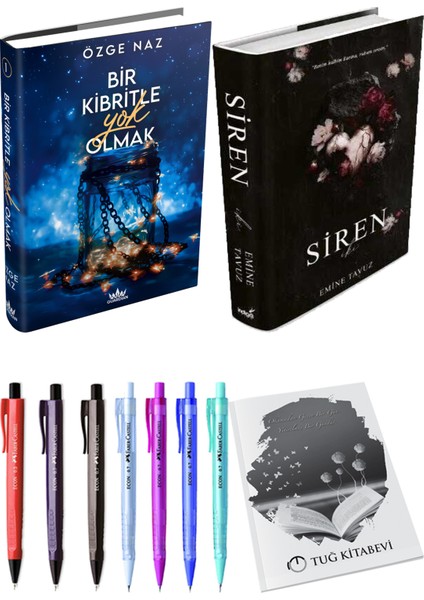Siren Iki Ciltli Emine Tavuz ve Guardian Bir Kibritle Yok Olmak 1 Ciltli Özge Naz 2li Set