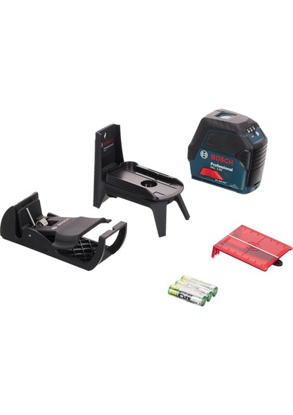 Professional Gcl 2-50 Çizgi Lazer (15M Çalışma Alanı [alıcı ile 50 M], 3 x Aa Pil, Ip 54 Toza Karşı Koruma Sistemi, Kırmızı Lazer, Rm1 Tutucu, Takım Çantası)