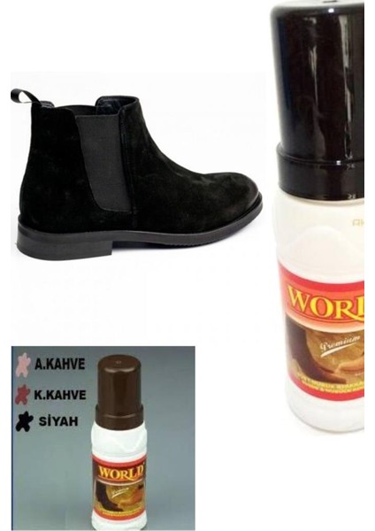 Siyah Süet Boya Nubuk Boya Süet Ayakkabı Çanta Boyası Bot Boyası modelleri