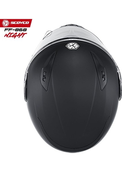 Scoyco Motosiklet Kaskı 868 Night Çene Açılır Kask