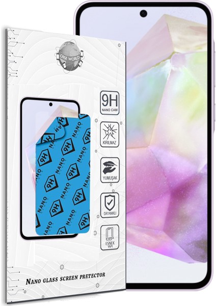 Galaxy A35 Nano Ekran Koruyucu Kırılmaz Esnek Cam fiyatları