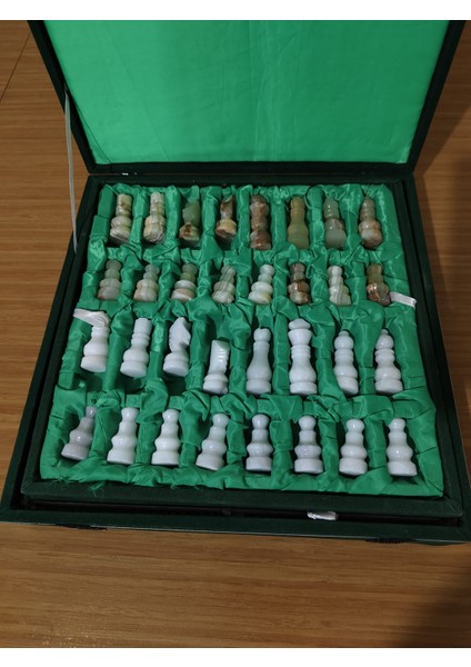 Mermer Satranç Takımı 30 x 30 cm