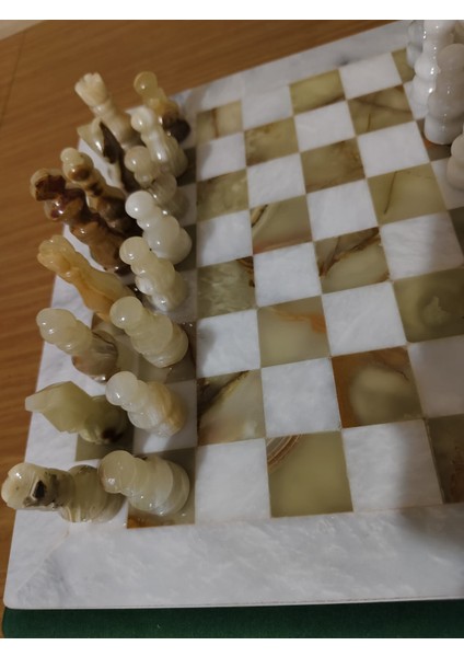 Mermer Satranç Takımı 30 x 30 cm modelleri