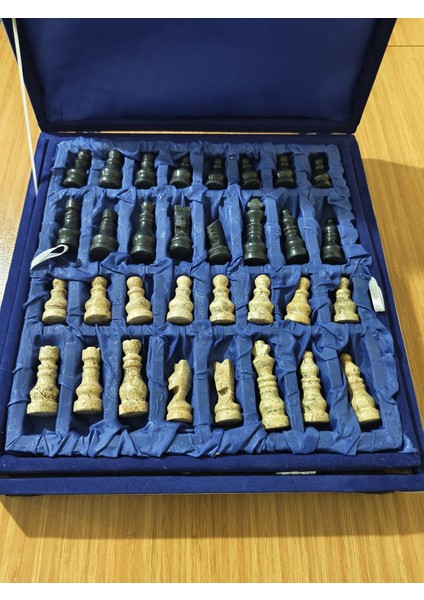 Mermer Satranç Takımı 30 x 30 cm