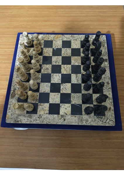 Mermer Satranç Takımı 30 x 30 cm modelleri