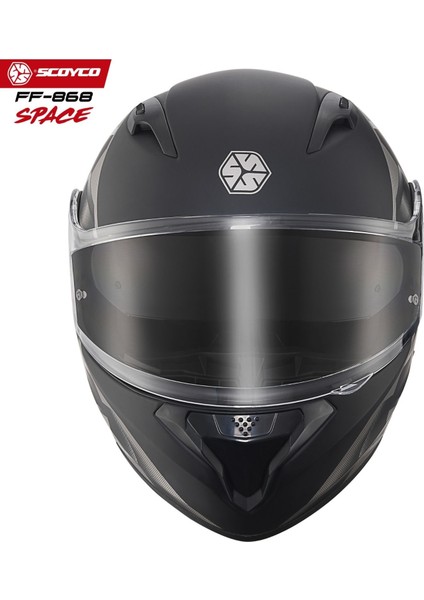 Scoyco Motosiklet Kaskı 868 Space Çene Açılır Kask