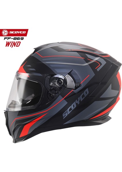 Scoyco Motosiklet Kaskı 869 Wind Tam Kapalı fiyatları