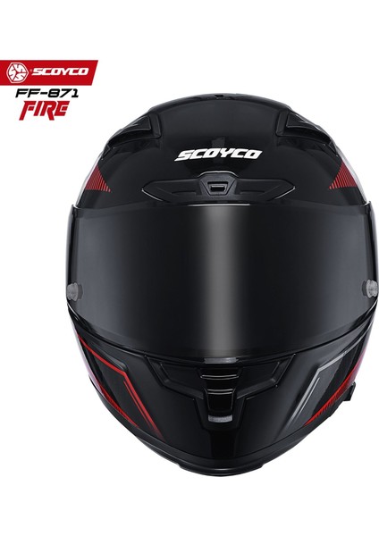 Scoyco Motosiklet Kaskı 871 Fire Tam Kapalı modelleri