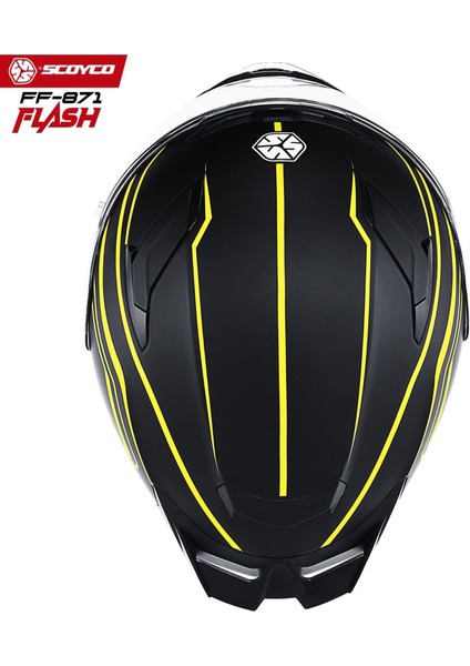 Scoyco Motosiklet Kaskı 871 Flash Tam Kapalı fırsatları