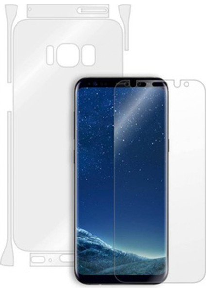 Exquıs Samsung Galaxy G950 S8 Uyumlu Ön ve Arka Koruma 360 Full Kaplama