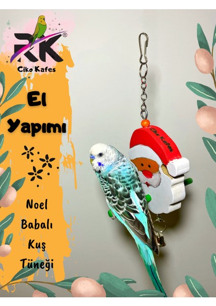Noel Babalı Çanlı Kuş Tüneği