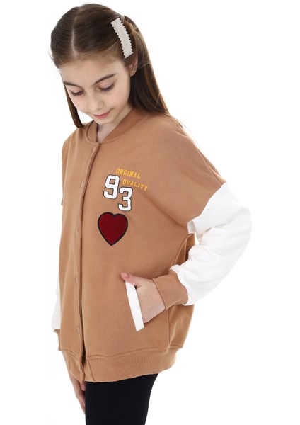 Kız Çocuk Baskılı Kolej Hırka modelleri