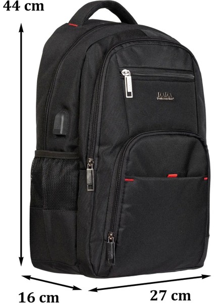 Siyah Sportif Darbe Emici Su Geçirmez 13,3-14 Inç Laptop Sırt Çantası modelleri