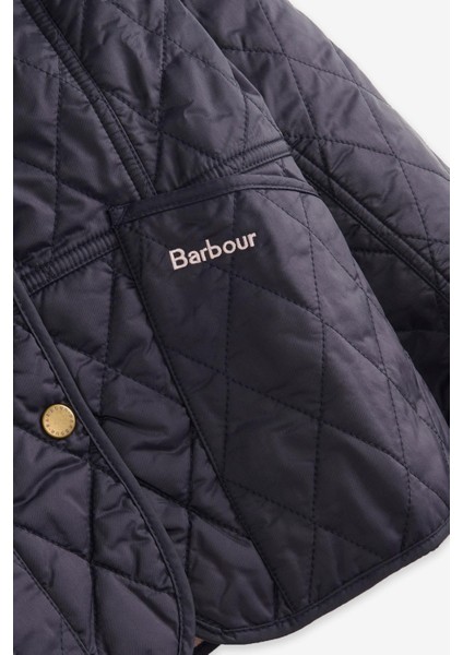 Summer Liddesdale Kız Kapitone Ceket NY94 Navy/gardenia