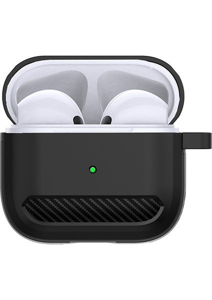Airpods 3 Için Karbon Fiber Kulaklık Kılıfı (Yurt Dışından)