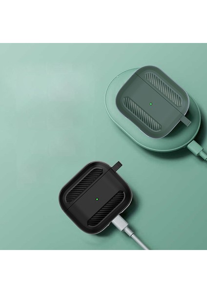 Airpods 3 Için Karbon Fiber Kulaklık Kılıfı (Yurt Dışından)