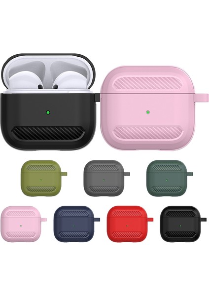 Airpods 3 Için Karbon Fiber Kulaklık Kılıfı (Yurt Dışından)