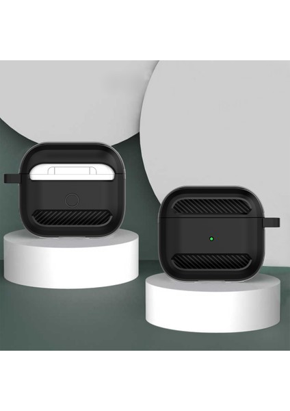 Airpods 3 Için Karbon Fiber Kulaklık Kılıfı (Yurt Dışından)