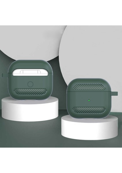 Airpods 3 Için Karbon Fiber Kulaklık Kılıfı (Yurt Dışından)
