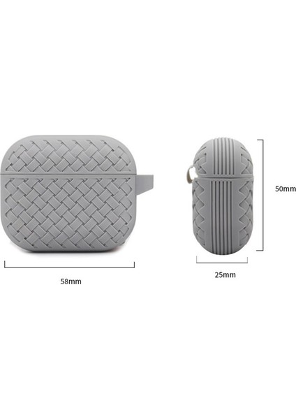 Airpods 3 Için Örgü Dokulu Koruyucu Kılıf (Yurt Dışından)