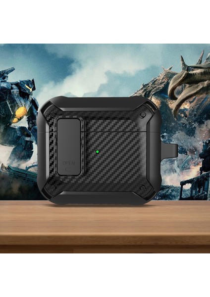 Airpods 3 Için Bumblebee Karbon Fiber Kulaklık Kılıfı 3 (Yurt Dışından)