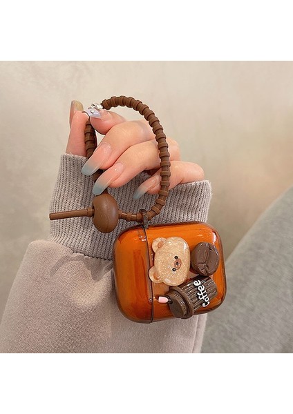 Airpods 3 Için Karikatür 3D Cof Ayı Koruyucu Kılıf (Yurt Dışından) fırsatları