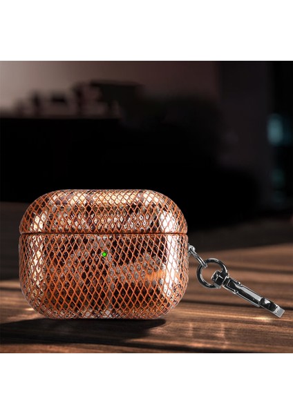 Airpods 3 Için J01 Yılan Derisi Kulaklık Kılıfı (Yurt Dışından)
