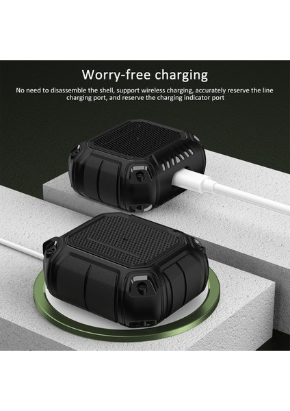 Airpods 3 Için Tpu Pc Kulaklık Kılıfı (Yurt Dışından)